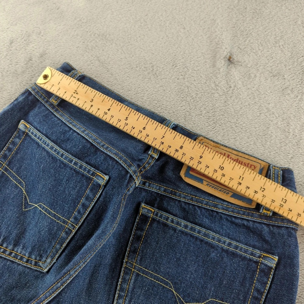 Diesel Men’s Dark Blue Bootcut Jeans - Picture 7 of 12